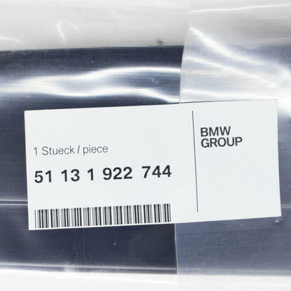 NEW BMW 3 COUPE E30 REAR RIGHT DOOR B-PILLAR TRIM COVERING 51131922744 ORIGINAL