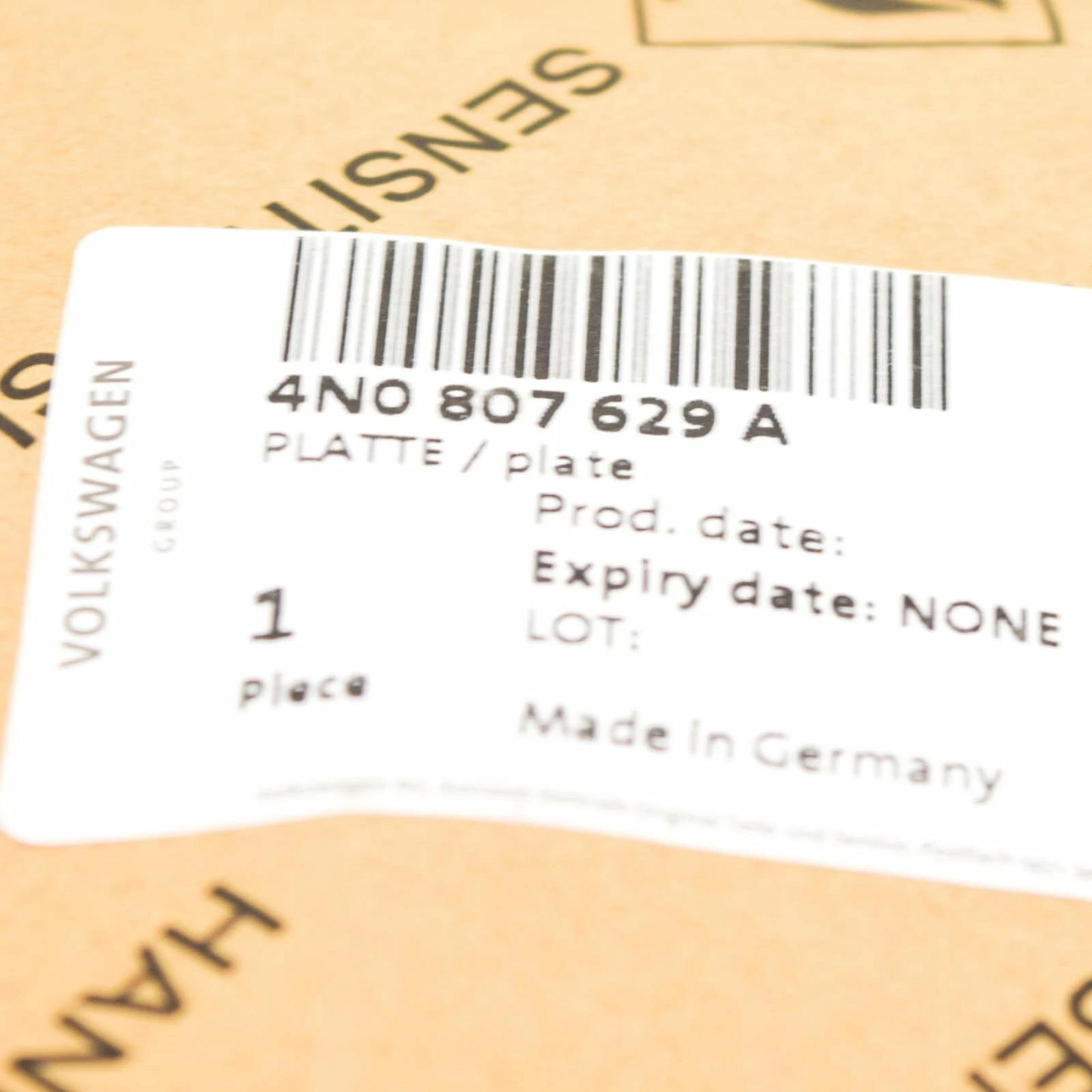 NEW AUDI A8 4H D5 FRONT LEFT BUMPER STRIKER PLATE BRACKET 4N0807629A ORIGINAL