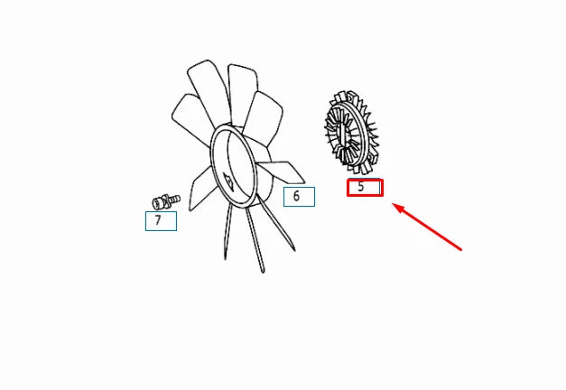 NEW MERCEDES-BENZ ML W163 COOLING FAN DRIVE A1122000222 ORIGINAL