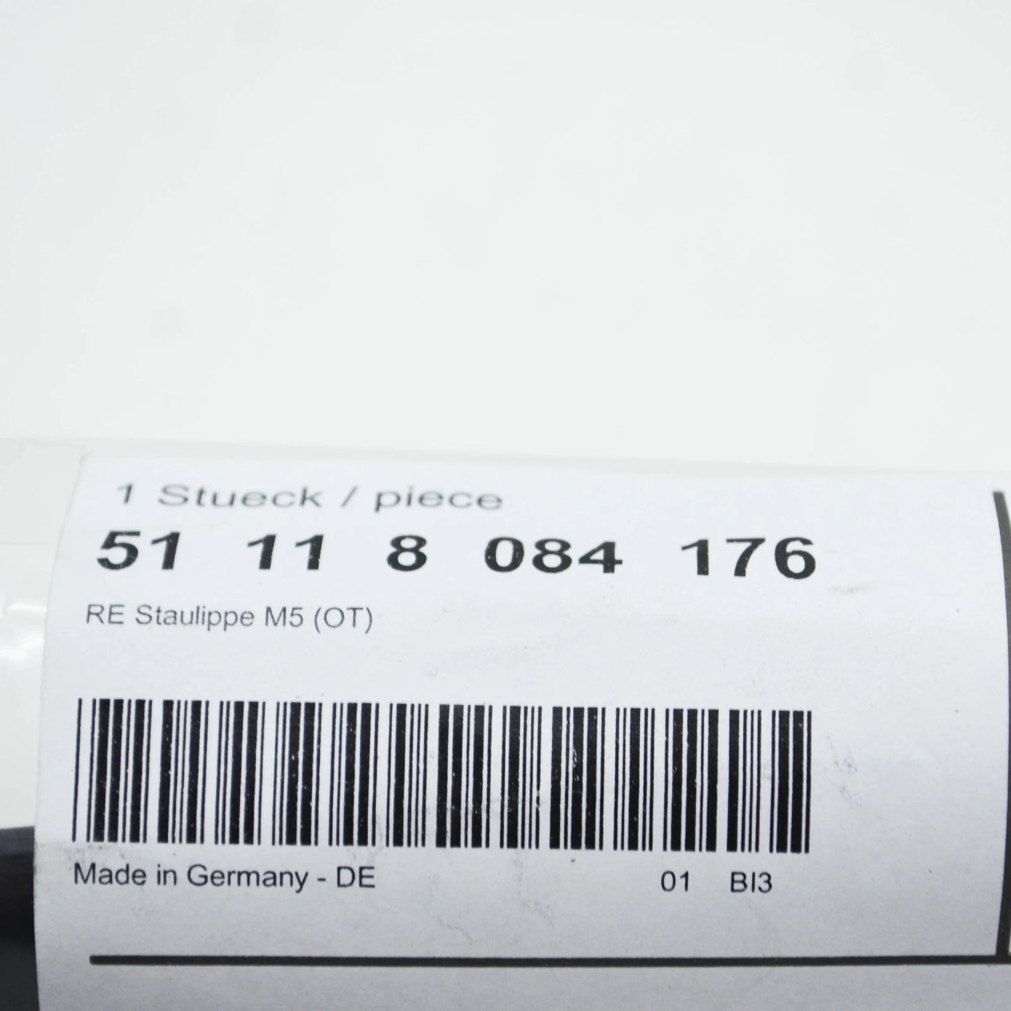 NEW BMW M5 F90 FRONT BUMPER RIGHT PRESSURE LIP 51118084176 ORIGINAL