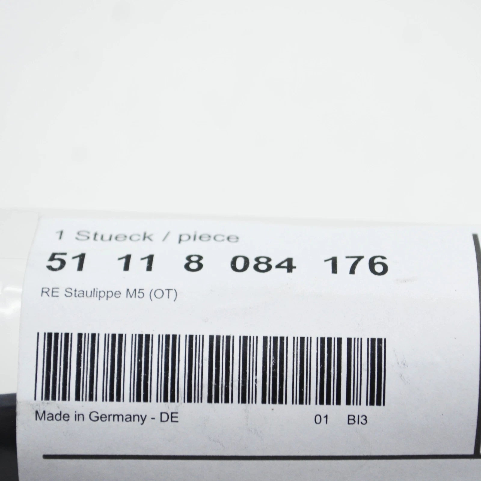 NEW BMW M5 F90 FRONT BUMPER RIGHT PRESSURE LIP 51118084176 ORIGINAL