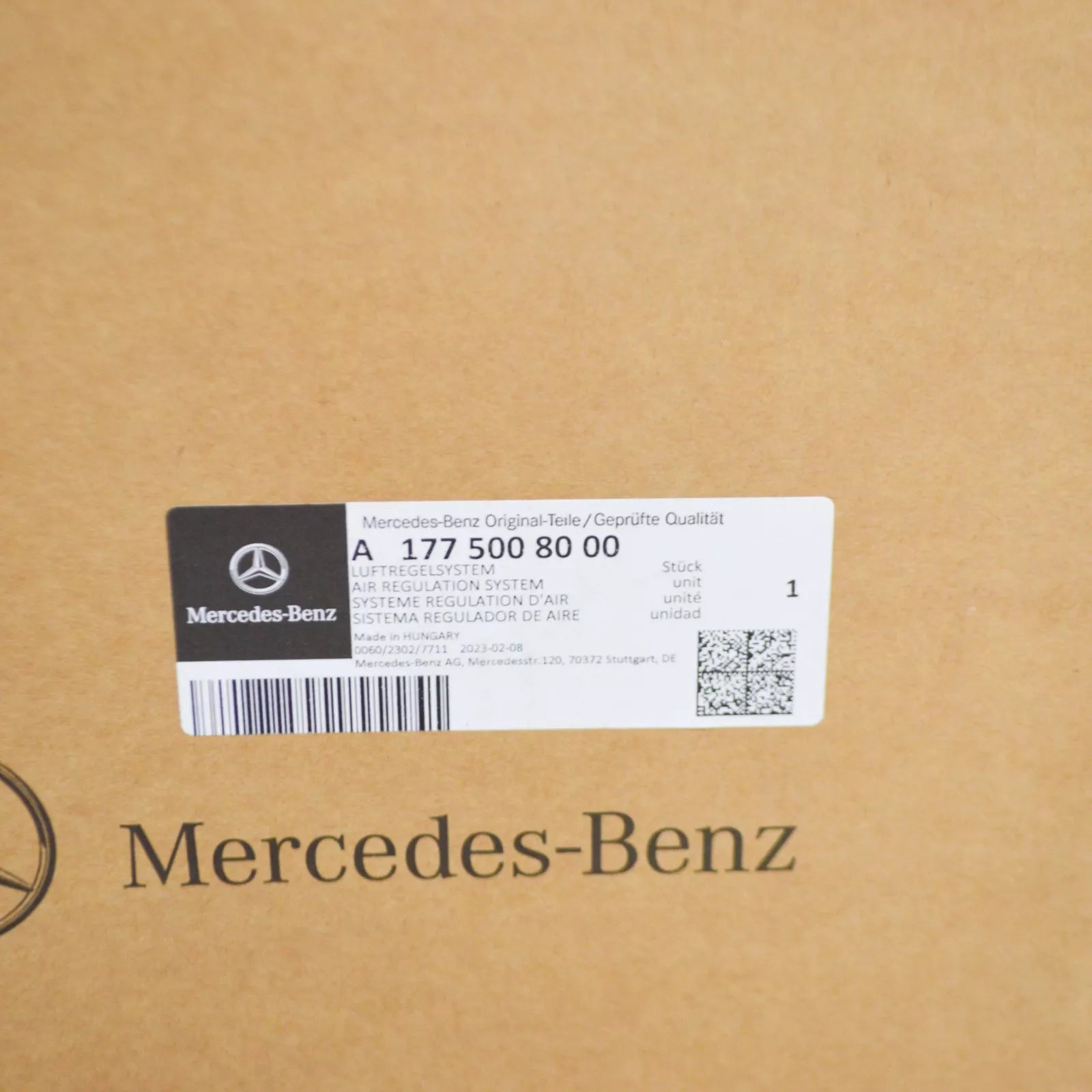 NEW MERCEDES-BENZ CLA C118 FRONT LOWER AIR REGULATION SYSTEM A1775008000