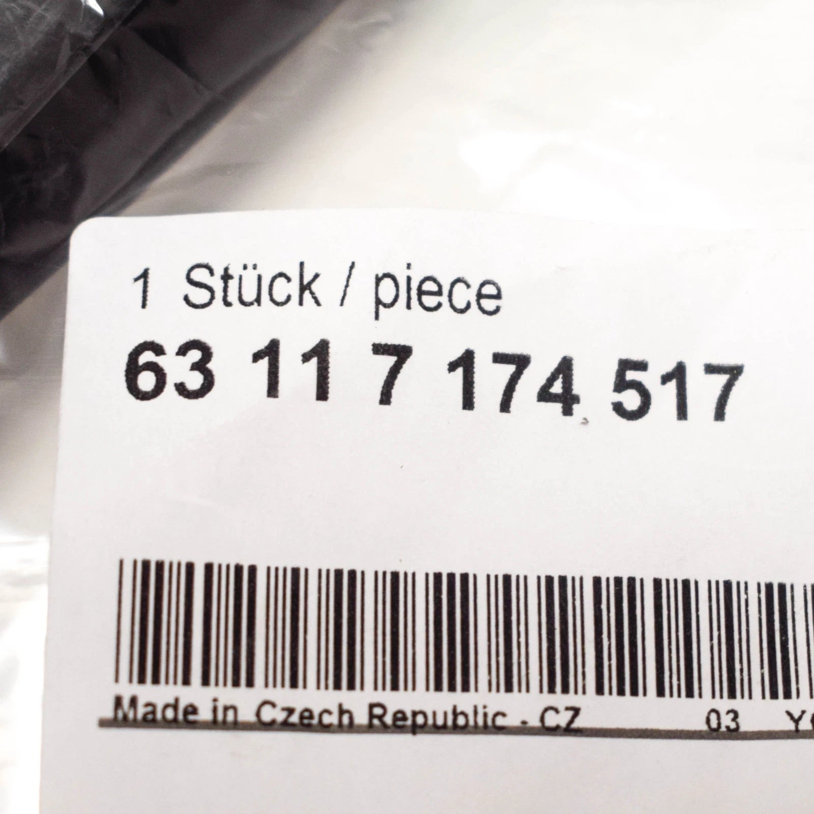 NEW BMW 3 E90 GASKET HEADLIGHT LEFT FRONT 63117174517 7174517 ORIGINAL