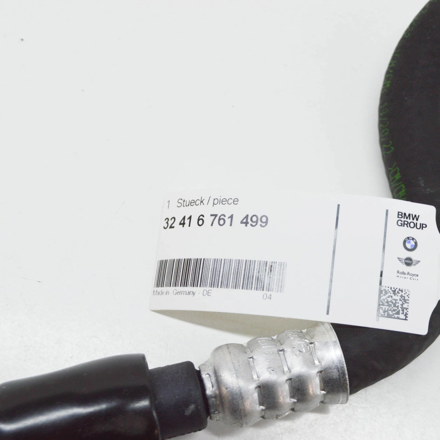 NEW BMW 5 E60 POWER STEERING RADIATOR RETURN HOSE 32416761499 6761499 ORIGINAL