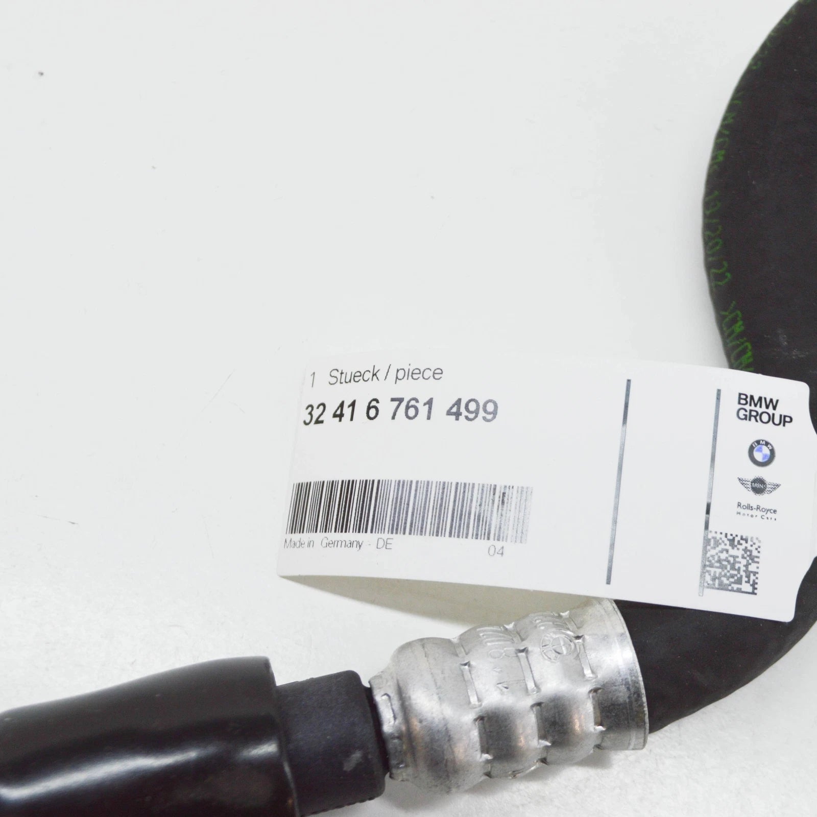 NEW BMW 5 E60 POWER STEERING RADIATOR RETURN HOSE 32416761499 6761499 ORIGINAL