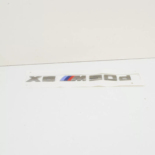 NEW BMW F16 SAC TRUNK LID X6M50D EMBLEM BADGE LOGO SIGN 8059012 51148059012