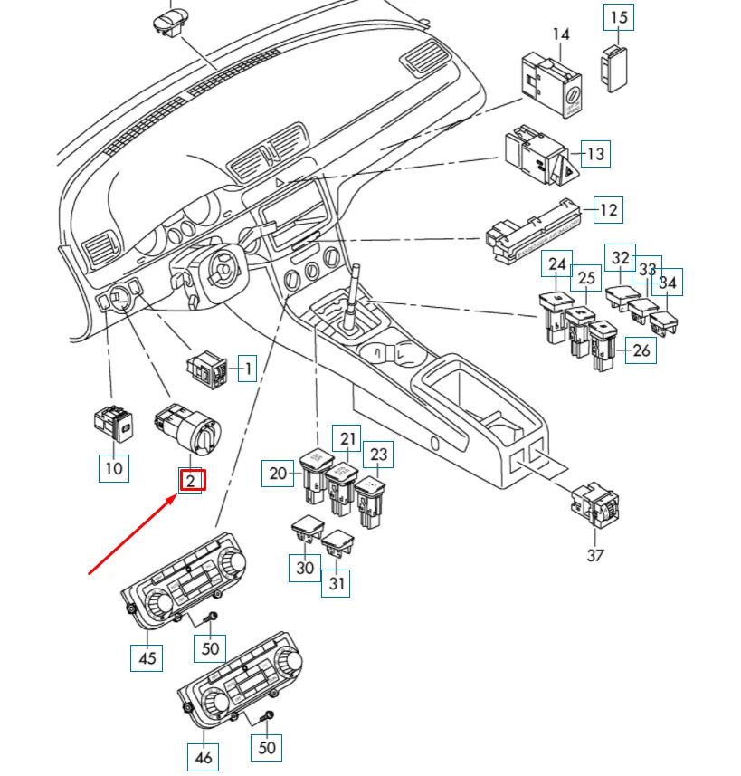 NEW VOLKSWAGEN PASSAT B6 HEADLIGHT SWITCH CONTROL UNIT 3C0941431BREH ORIGINAL
