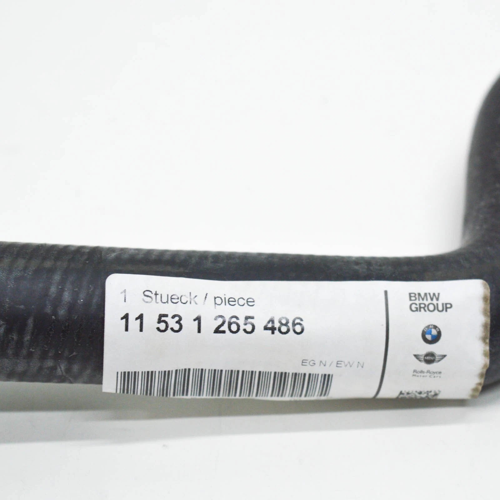 NEW BMW E12 E21 COOLING SYSTEM THERMOSTAT WATER HOSE 1265486 11531265486