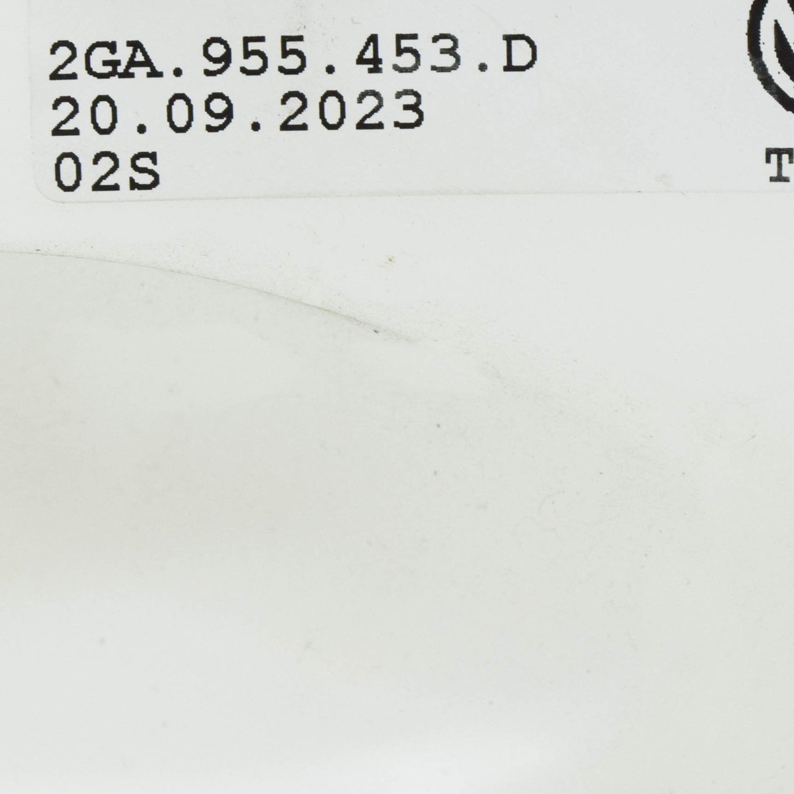 new volkswagen t-roc a11 window washer reservoir tank 2ga955453d original