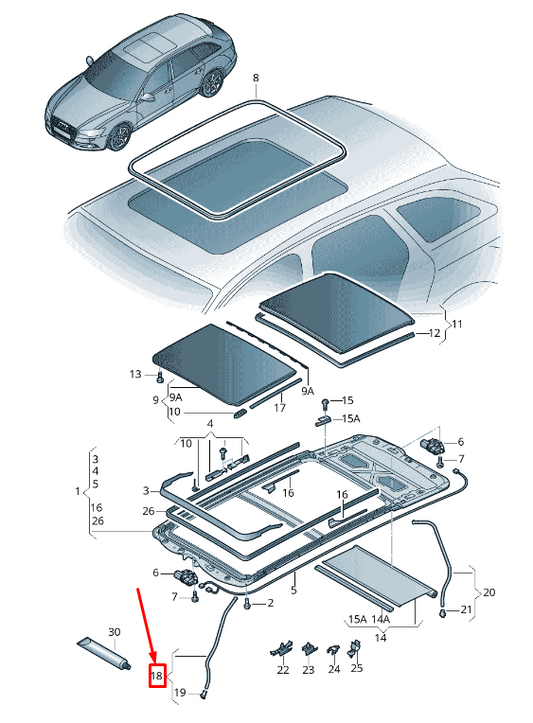 new audi a6 avant c7 front water drainage hose 4g9877201 original