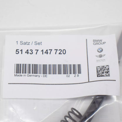 NEW BMW 3 E46 TRIM PANEL REAR CAM FOLLOWER RIGHT REPAIR KIT 51437147720 ORIGINAL