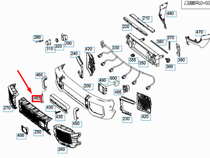 NEW MB G W463 FRONT BUMPER COVERING COMBINATION BOLT A9459900901 ORIGINAL