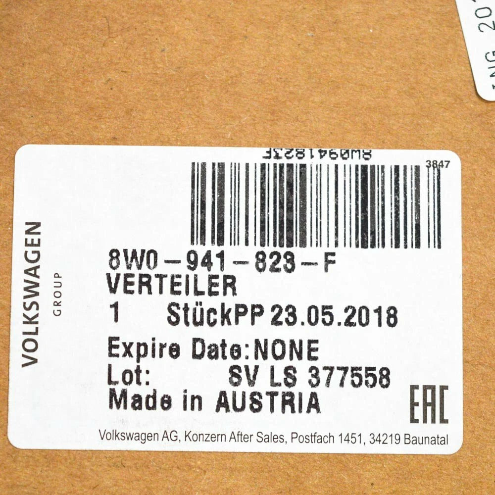NEW AUDI A4 8W DISTRIBUTOR JUMP START CONNECTOR 8W0941823F ORIGINAL