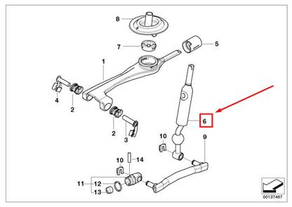 new bmw 3 e90 shift lever 7542202 25117542202 original