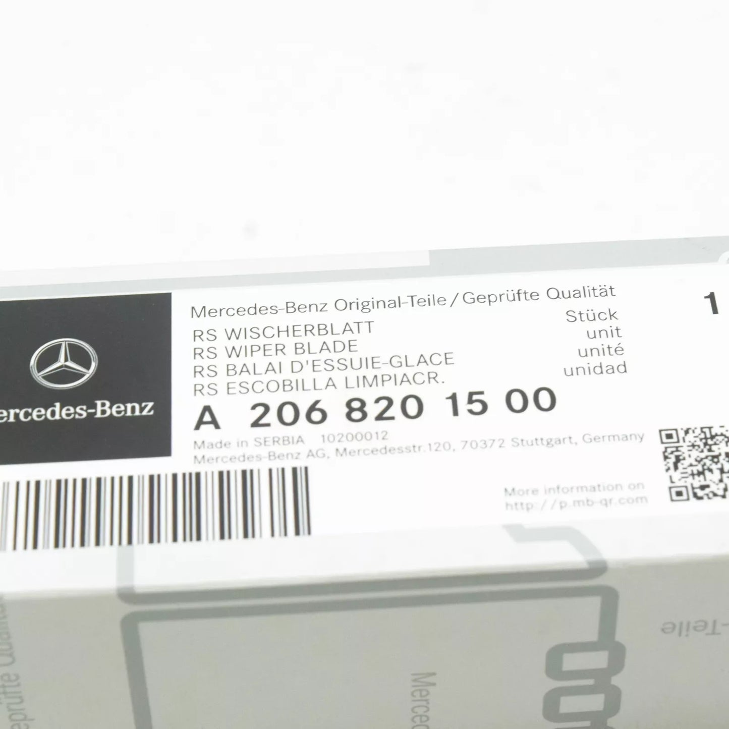 NEW MERCEDES-BENZ C W206 FRONT WINDSHIELD WIPER ARMS SET LHD A2068201500