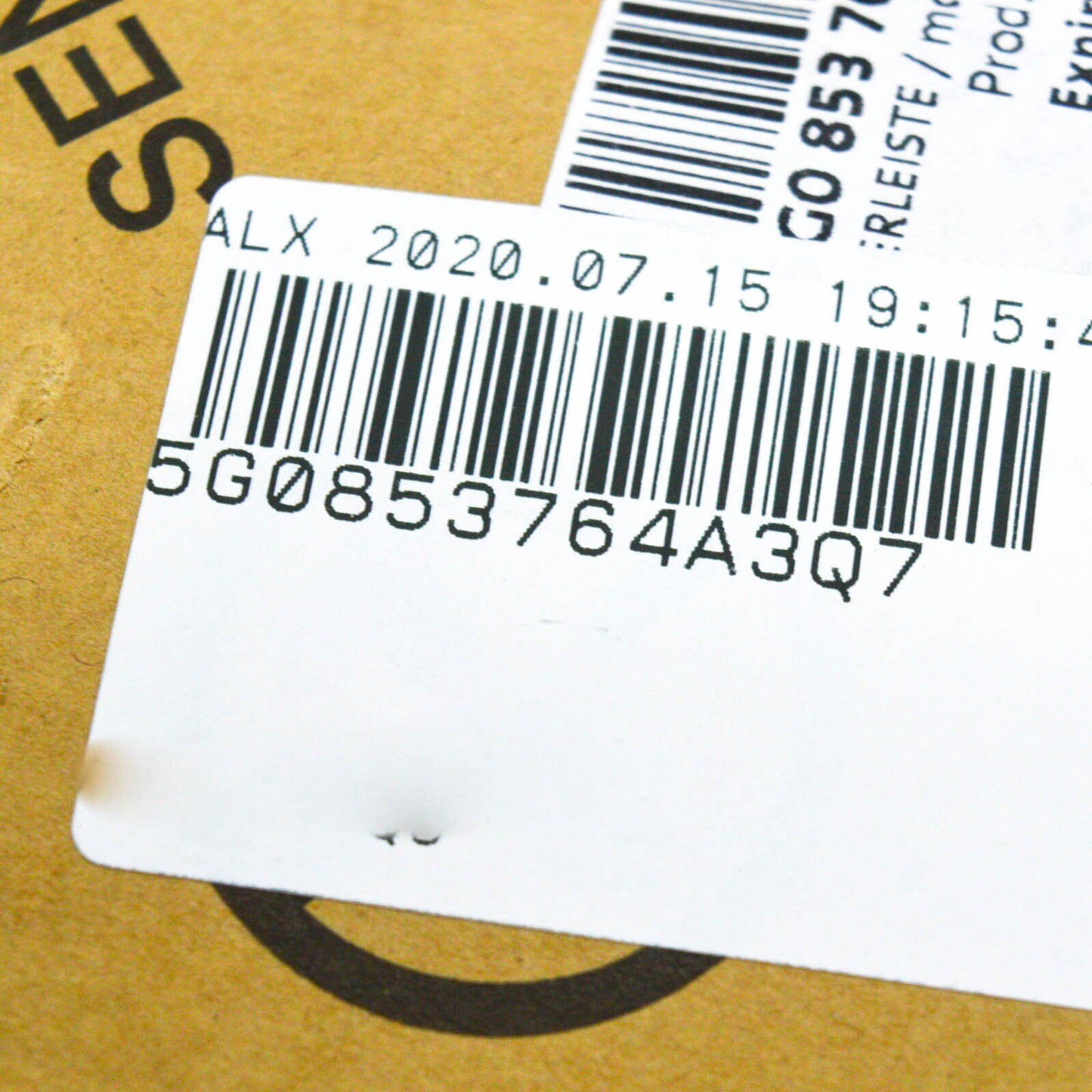 NEW VW GOLF MK7 R FRONT RIGHT BUMPER MOLDING 5G0853764A3Q7 ORIGINAL