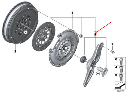 NEW BMW 2 ACTIVE TOURER F45 CLUTCH RELEASE MODULE 21518657324 8657324 ORIGINAL