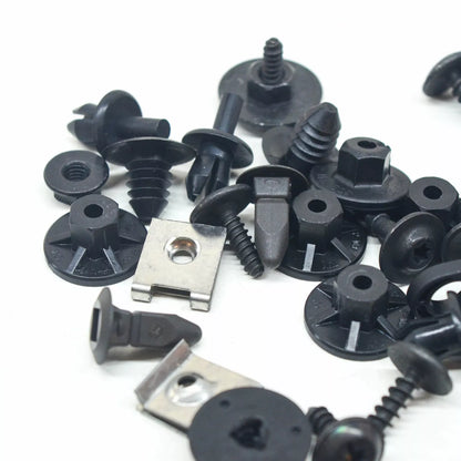 NEW AUDI Q7 4M FRONT AND REAR WHEELHOUSING LINER ATTACHMENT SET V04017001H