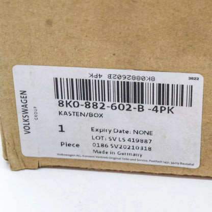 NEW AUDI A4 B8 FRONT RIGHT UNDER SEAT STOWAGE BOX 8K0882602B4PK ORIGINAL