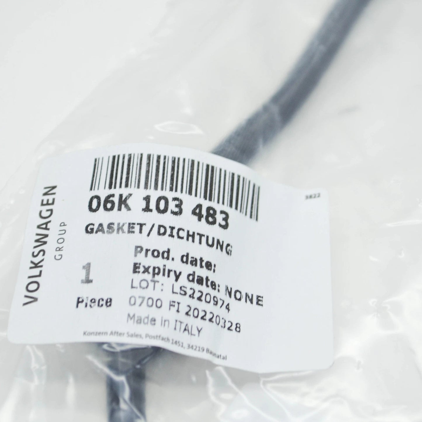 NEW AUDI A1 8X TIMING CHAIN COVER GASKET SEAL 06K103483