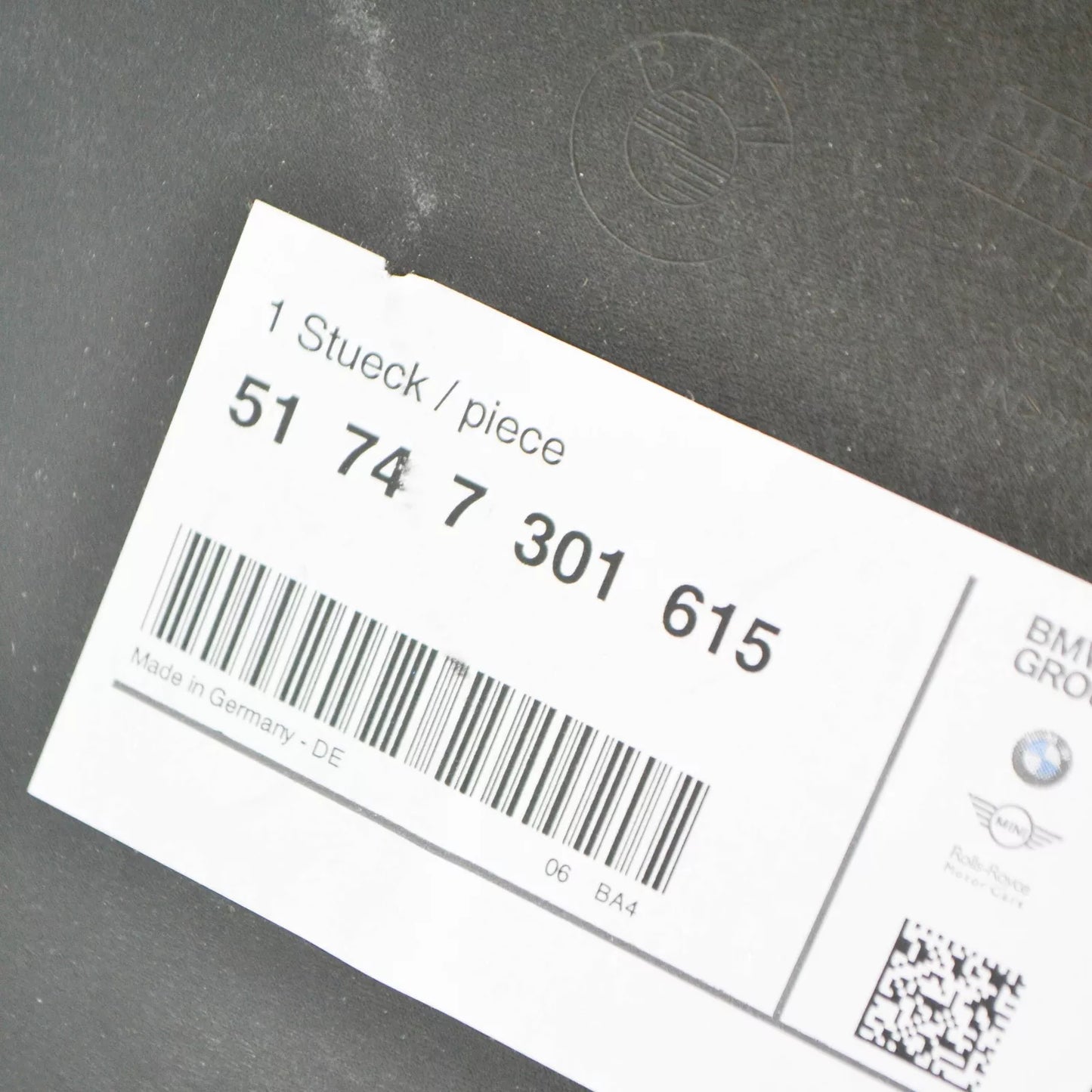 NEW BMW F45 F46 RADIATOR COOLING AIR DUCT LEFT 7301615 51747301615 ORIGINAL