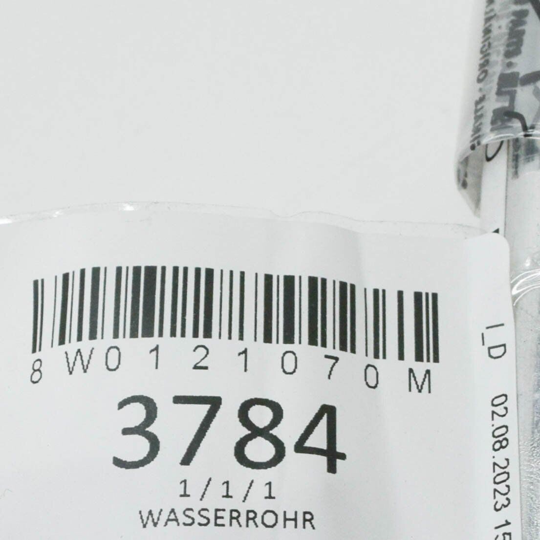 NEW AUDI A4 AVANT 8W5, B9 ENGINE COOLANT CROSSOVER PIPE 8W0121070M ORIGINAL