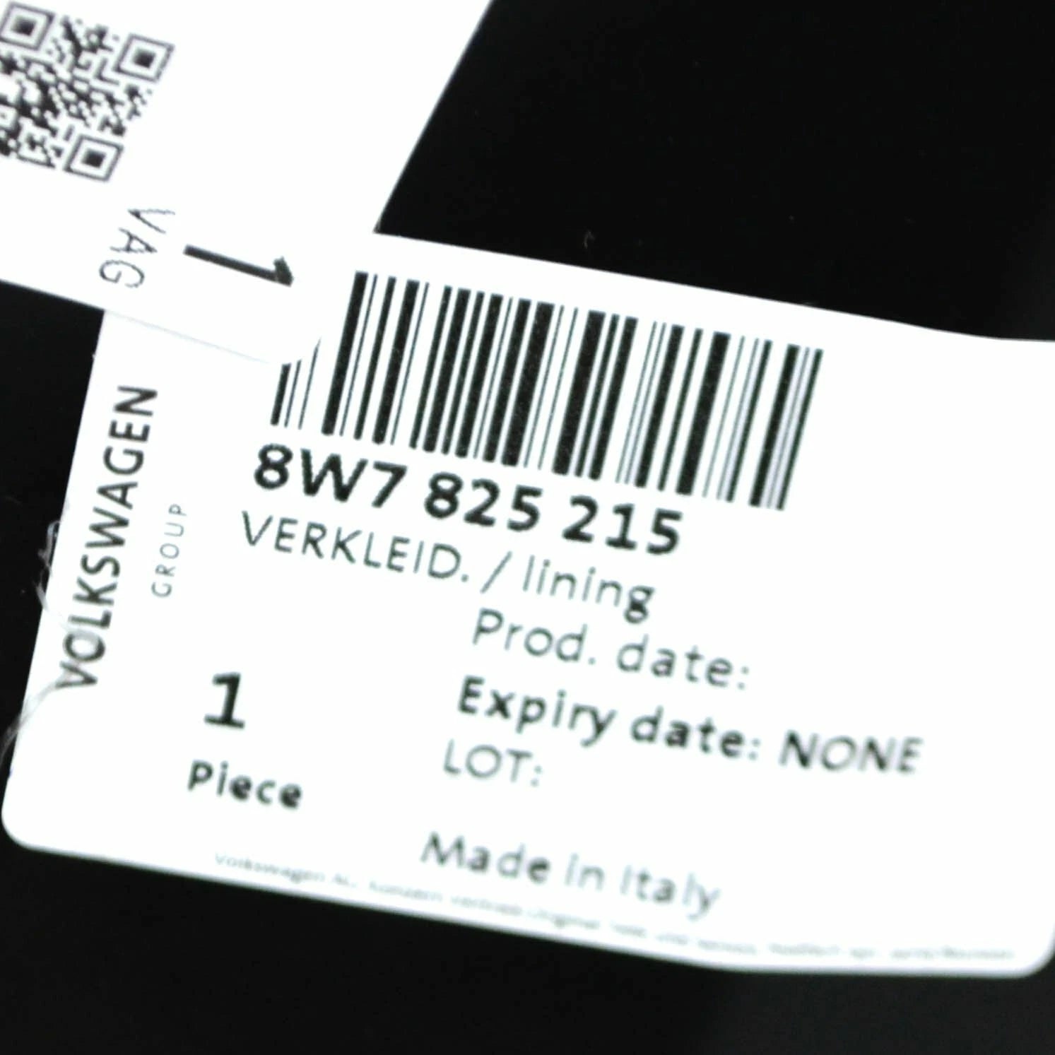 NEW AUDI A5 CABRIO 8W6 REAR LEFT FLOOR PAN SPLASH SHIELD 8W7825215