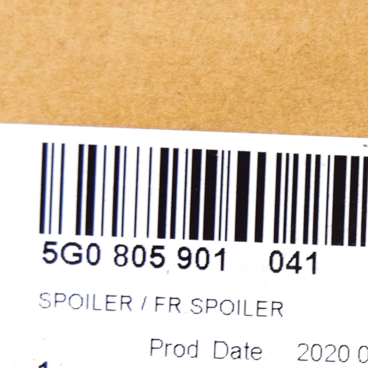 NEW VOLKSWAGEN GOLF MK7 FRONT BUMPER SPOILER 5G0805901041 ORIGINAL