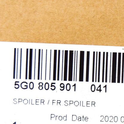 NEW VOLKSWAGEN GOLF MK7 FRONT BUMPER SPOILER 5G0805901041 ORIGINAL