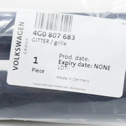 NEW AUDI A6 ALLROAD 4GHFRONT BUMPER LOWER CENTER GRILLE 4G0807683 ORIGINAL