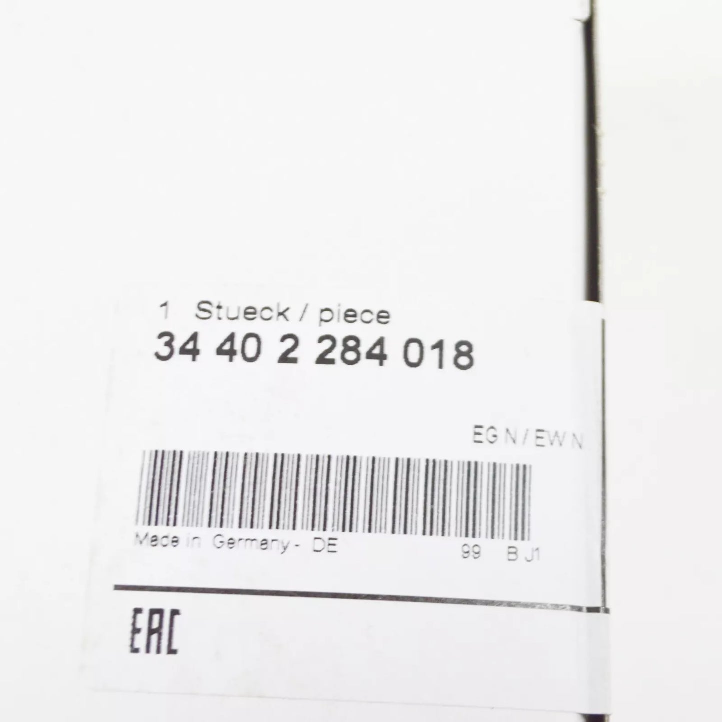 NEW BMW 3 E90 LEATHER BLACK HANDBRAKE HANDLE 34402284018 ORIGINAL