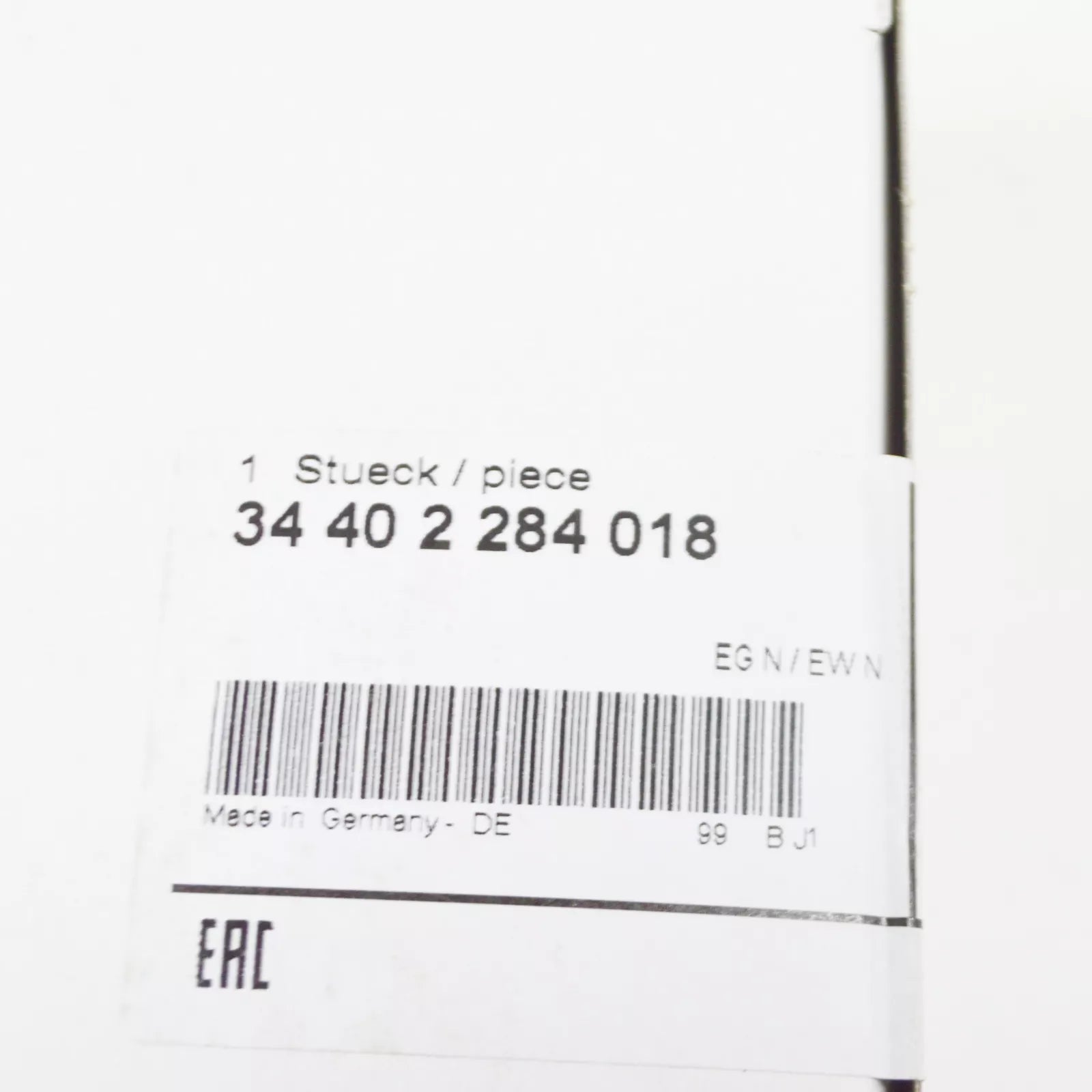 NEW BMW 3 E90 LEATHER BLACK HANDBRAKE HANDLE 34402284018 ORIGINAL