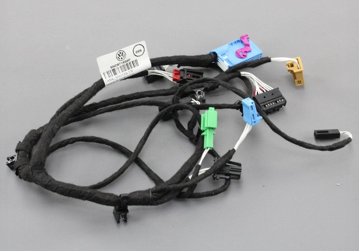 new vw tiguan ad left door trim panel cable harness rhd 5nc971558f original