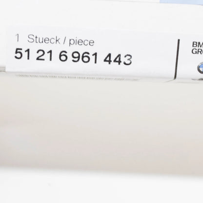 NEW BMW 5 E60 FRONT LEFT EXTERIOR DOOR PULL HANDLE 51216961443 ORIGINAL