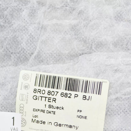 NEW AUDI Q5 8R FRONT RIGHT BUMPER AIR GUIDE GRILLE 8R0807682PBJI ORIGINAL