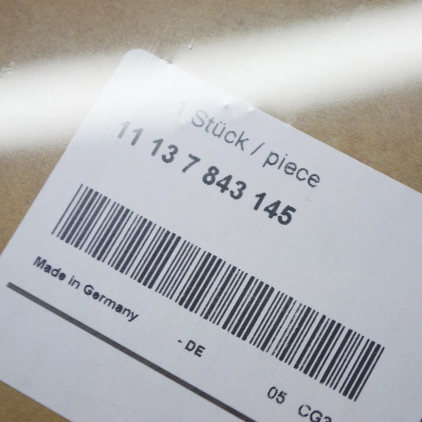 NEW BMW 5 F10 UPPER ENGINE OIL PAN GASKET 11137843145 7843145 ORIGINAL