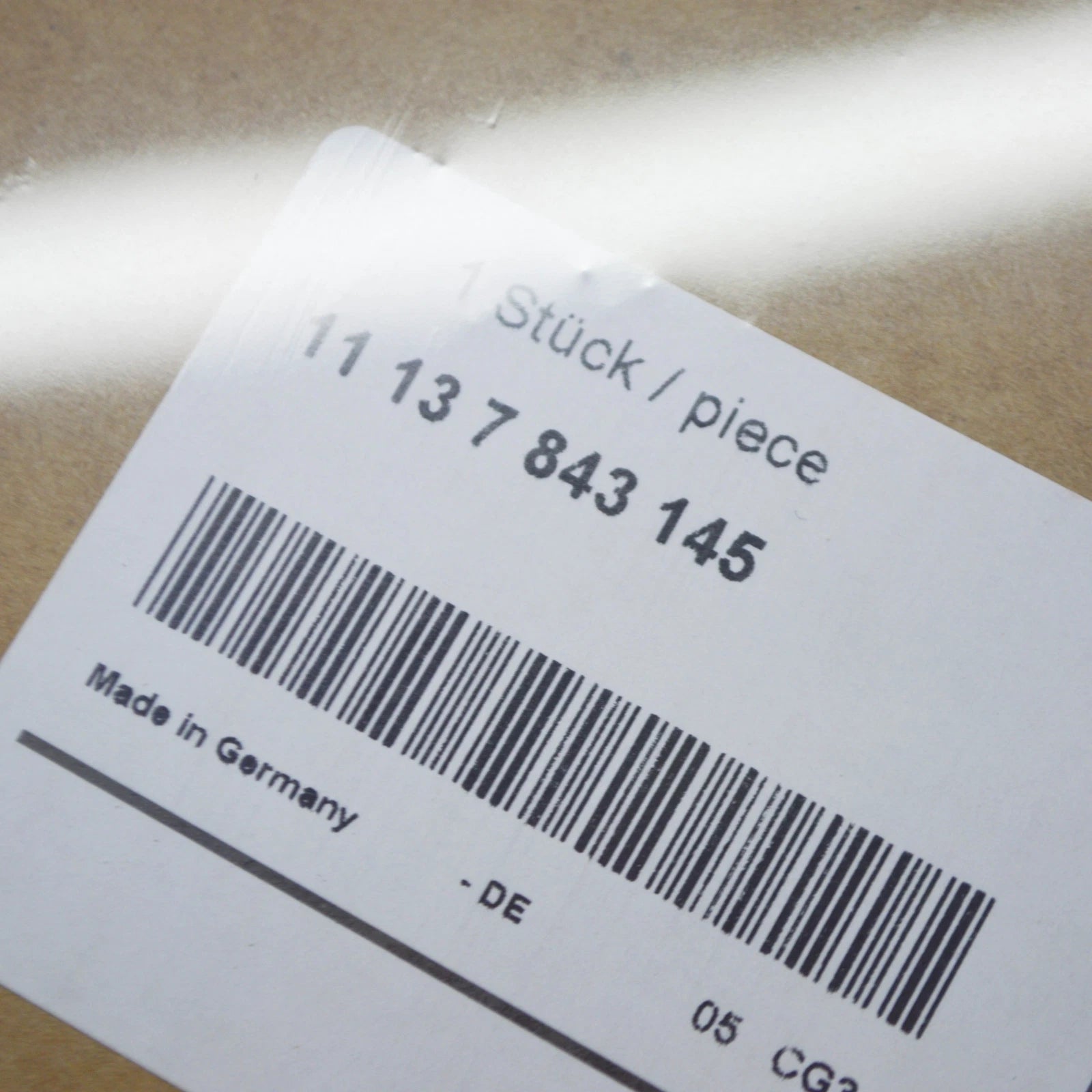 NEW BMW 5 F10 UPPER ENGINE OIL PAN GASKET 11137843145 7843145 ORIGINAL