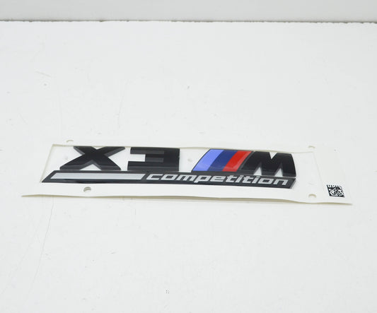 new bmw x3 f97 rear trunk emblem lettering 51148077609 8077609 original
