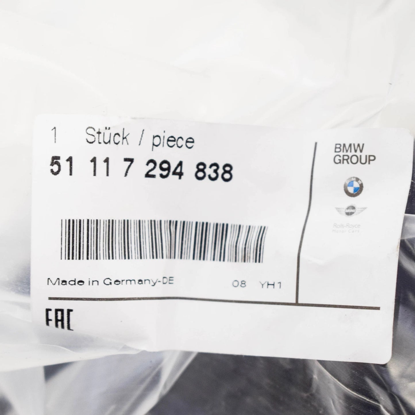 NEW BMW 4 F36 FRONT BUMPER CENTER AIR INTAKE TRIM SPORT 51117294838 2016