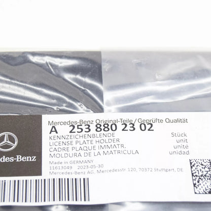 NEW MERCEDES-BENZ GLC X253 AMG FRONT LICENSE PLATE HOLDER A2538802302 ORIGINAL
