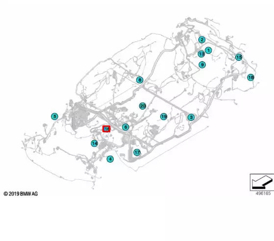 NEW BMW 1 F40 UNIVERSAL SOCKET HOUSING 7590358 12527590358 ORIGINAL