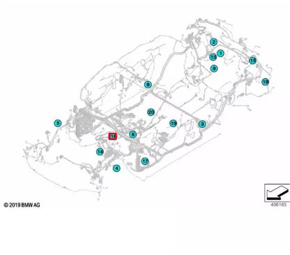 NEW BMW 1 F40 UNIVERSAL SOCKET HOUSING 7590358 12527590358 ORIGINAL