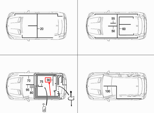 new mercedes-benz ml w166 digital radio wiring harness a1664402905 original