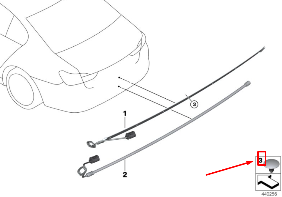 new bmw g20 interior clip fixing plastic rivet plug 52208133466 8133466 original