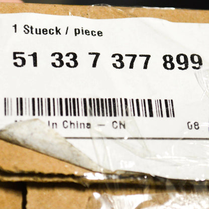 NEW BMW X6 F16 FRONT LEFT DOOR EXTERIOR CHANNEL COVER 51337377899 ORIGINAL