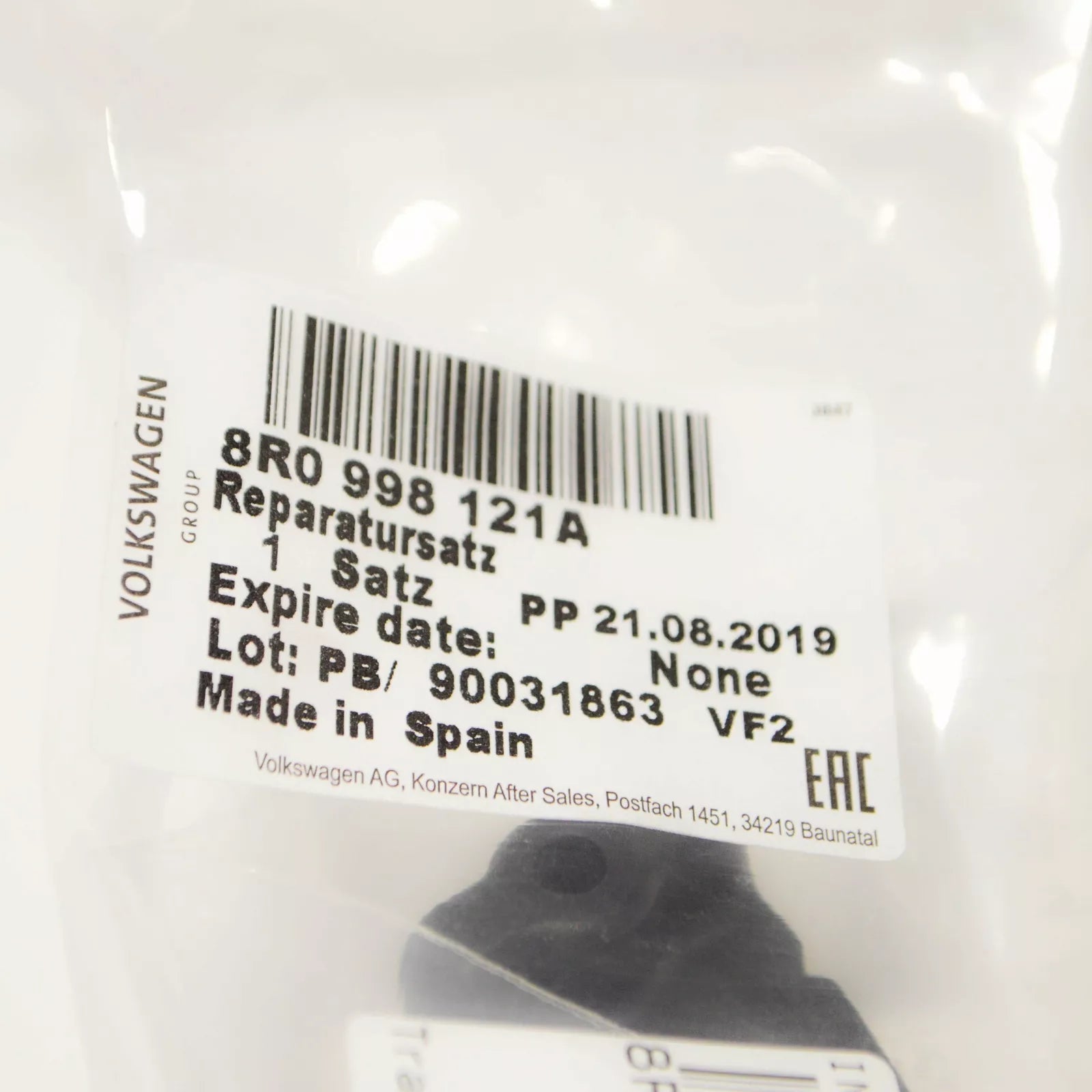 NEW AUDI Q5 8R HEADLIGHT REPAIR KIT 8R0998121A ORIGINAL