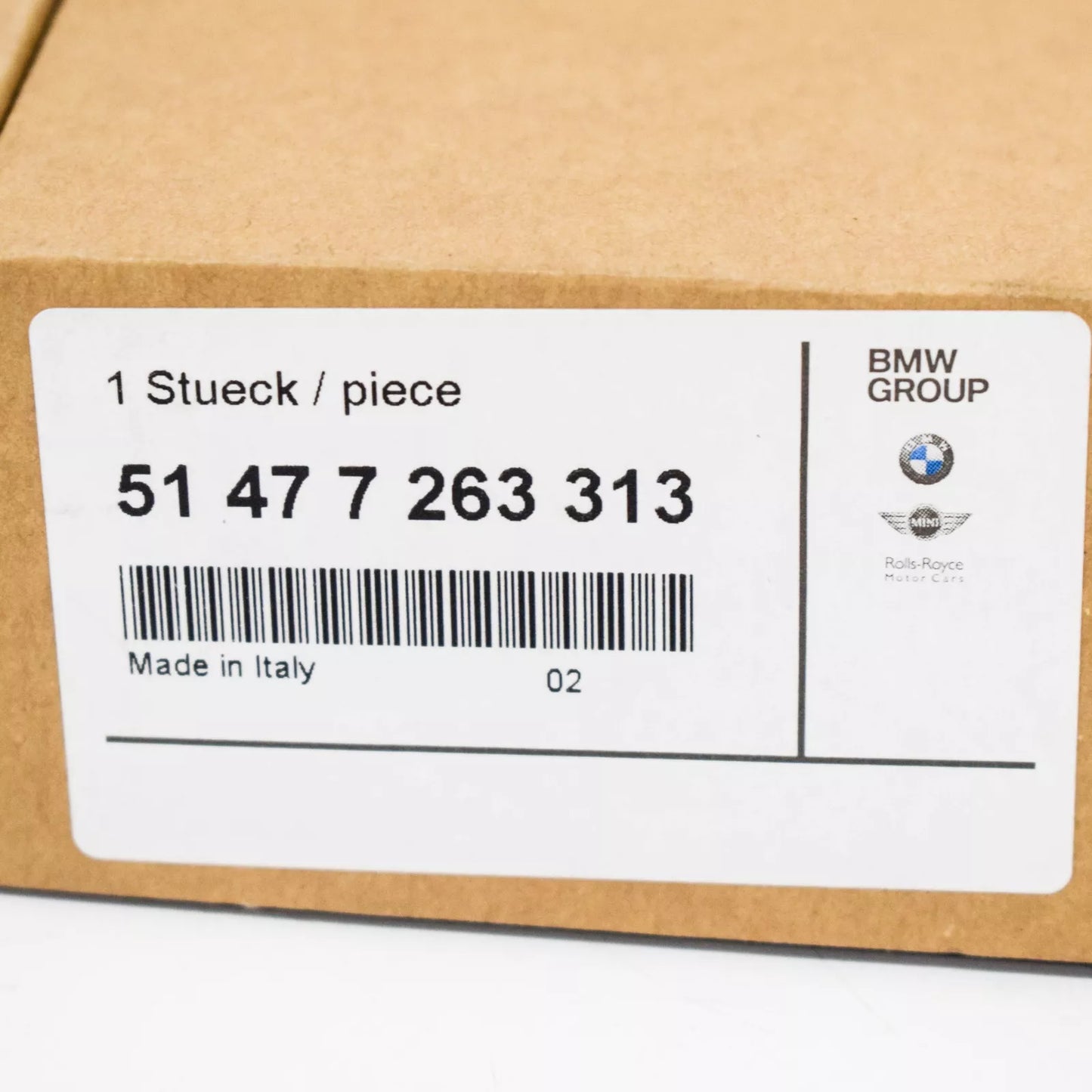 NEW BMW 3 F30 LCI REAR LEFT DOOR SILL PLATE COVER 51477263313 7263313 ORIGINAL