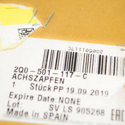 NEW VOLKSWAGEN POLO 6R REAR AXLE BEAM PIVOT STUB AXLE 2Q0501117C