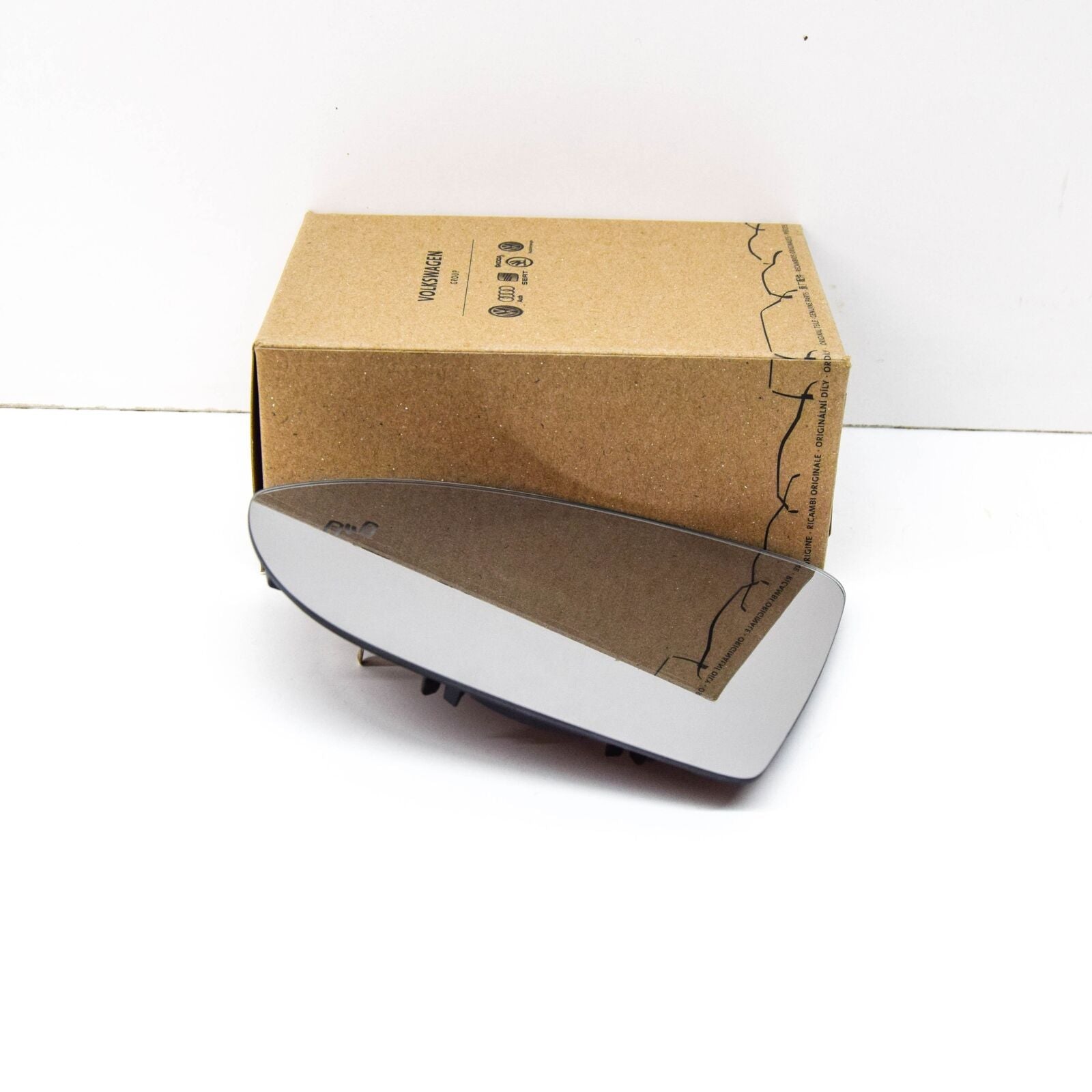 NEW VOLKSWAGEN GOLF MK7 FRONT LEFT DOOR MIRROR GLASS USA 5G0857521P ORIGINAL