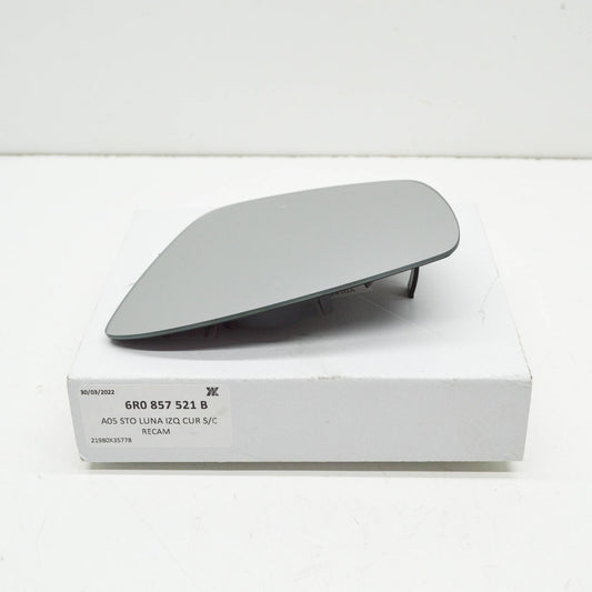 NEW VW UP 12 FRONT LEFT DOOR MIRROR GLASS RHD 6R0857521B ORIGINAL